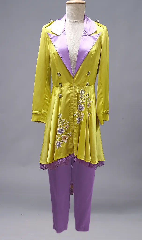 Lime Green & Purple Valentino (LN00163)