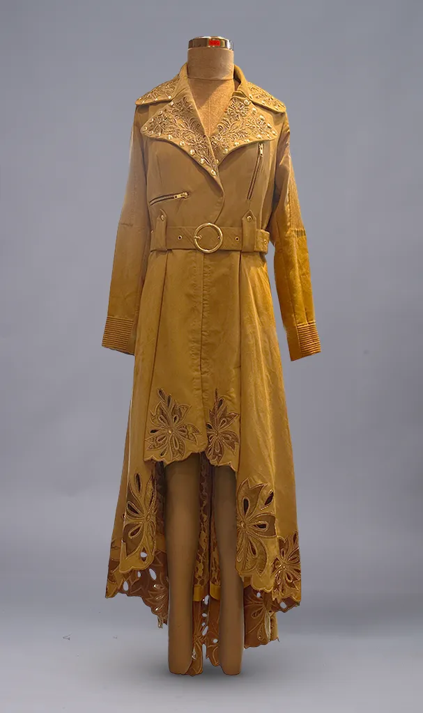 Tan Brown suede dress (LN0069)