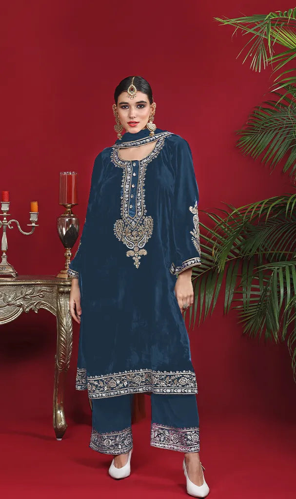 Cobalt blue Kashmiri (LN00152)