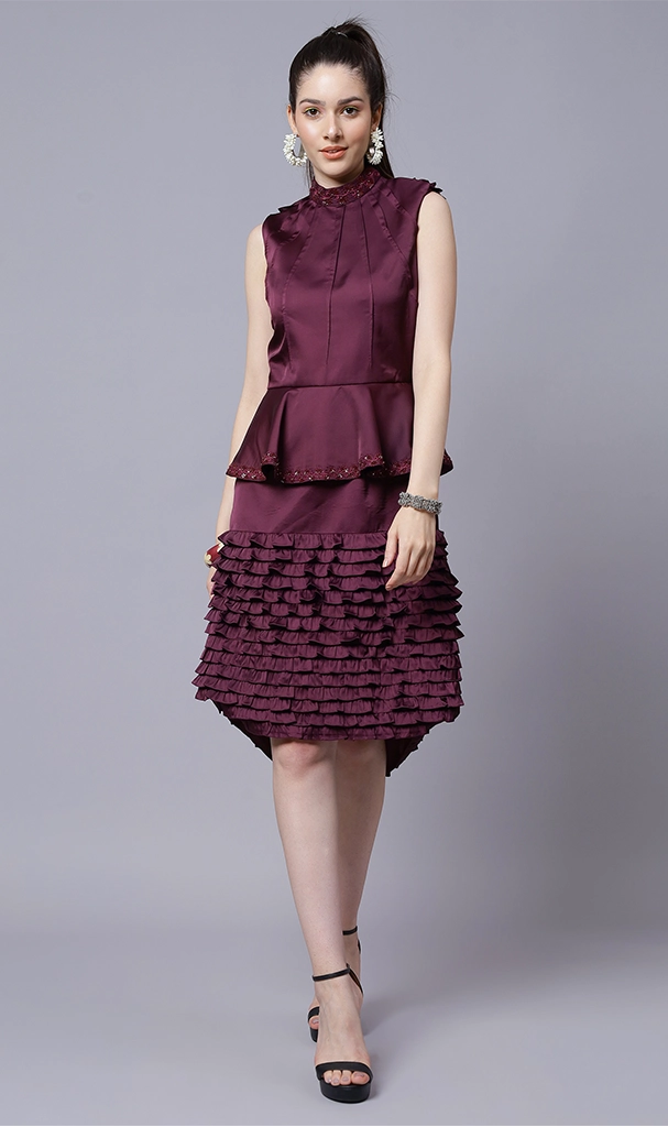 Violet Dress ( LN0064 )