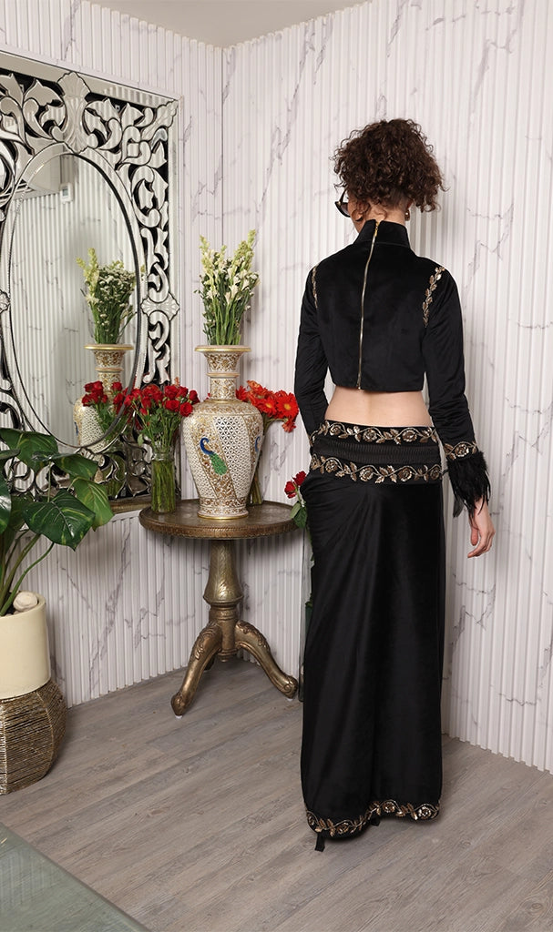 Golden Work Fur Cuff (LN0034)