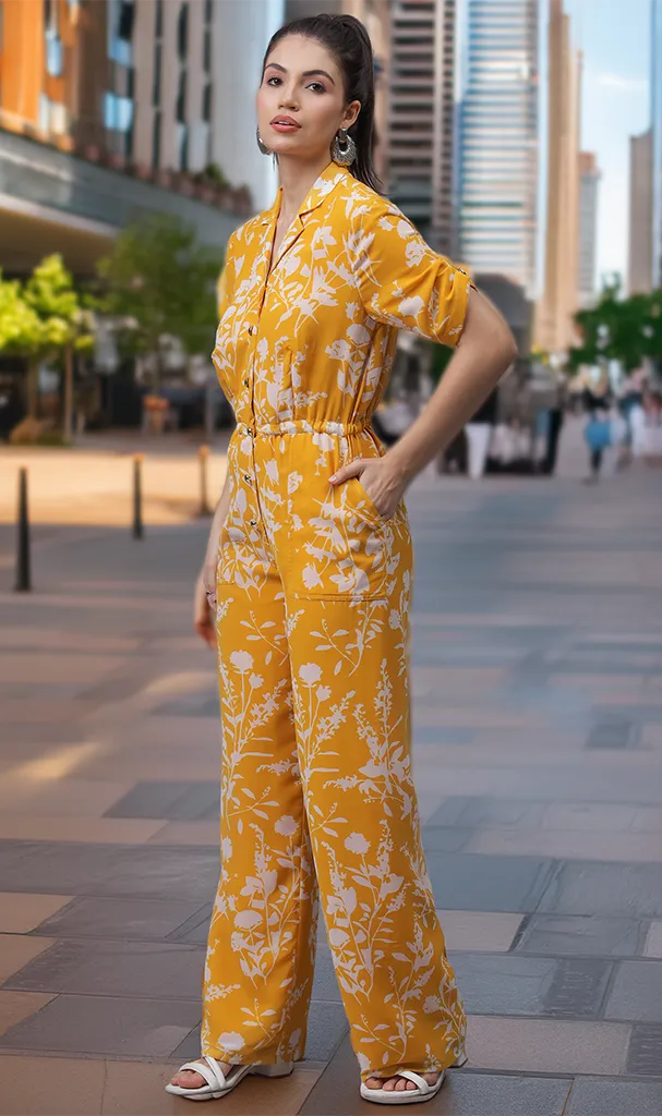 Lemon Yellow Sassy Jumpsuit (LN00141)