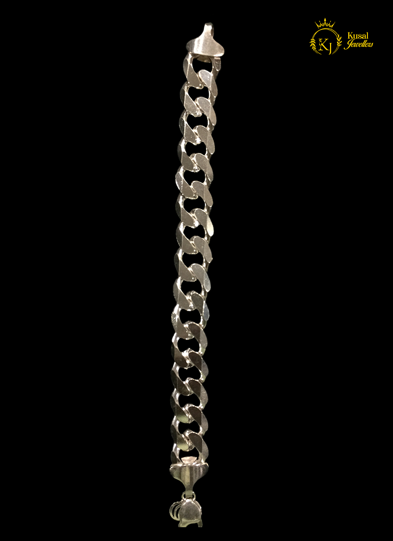 Silver Bracelet (BS-13, 76 Grams, 92.5% Purity)