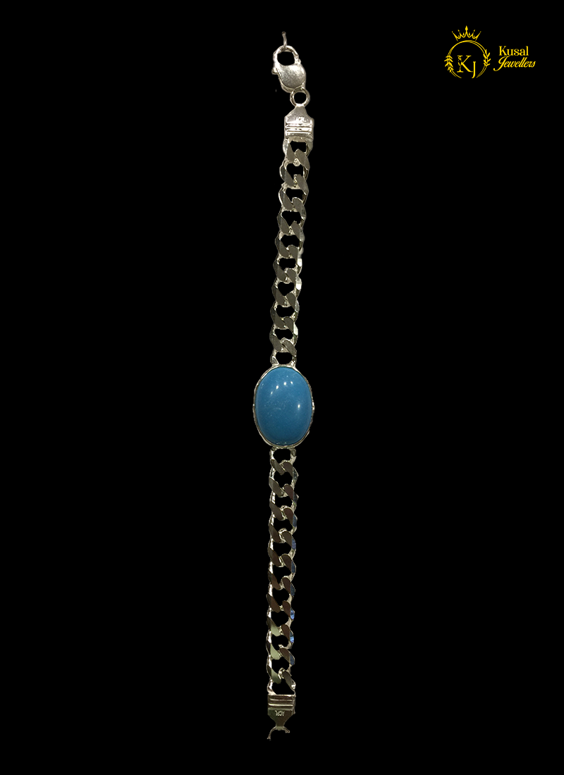 Silver Bracelet (BS-26, 34 Grams, 92.5% Purity)