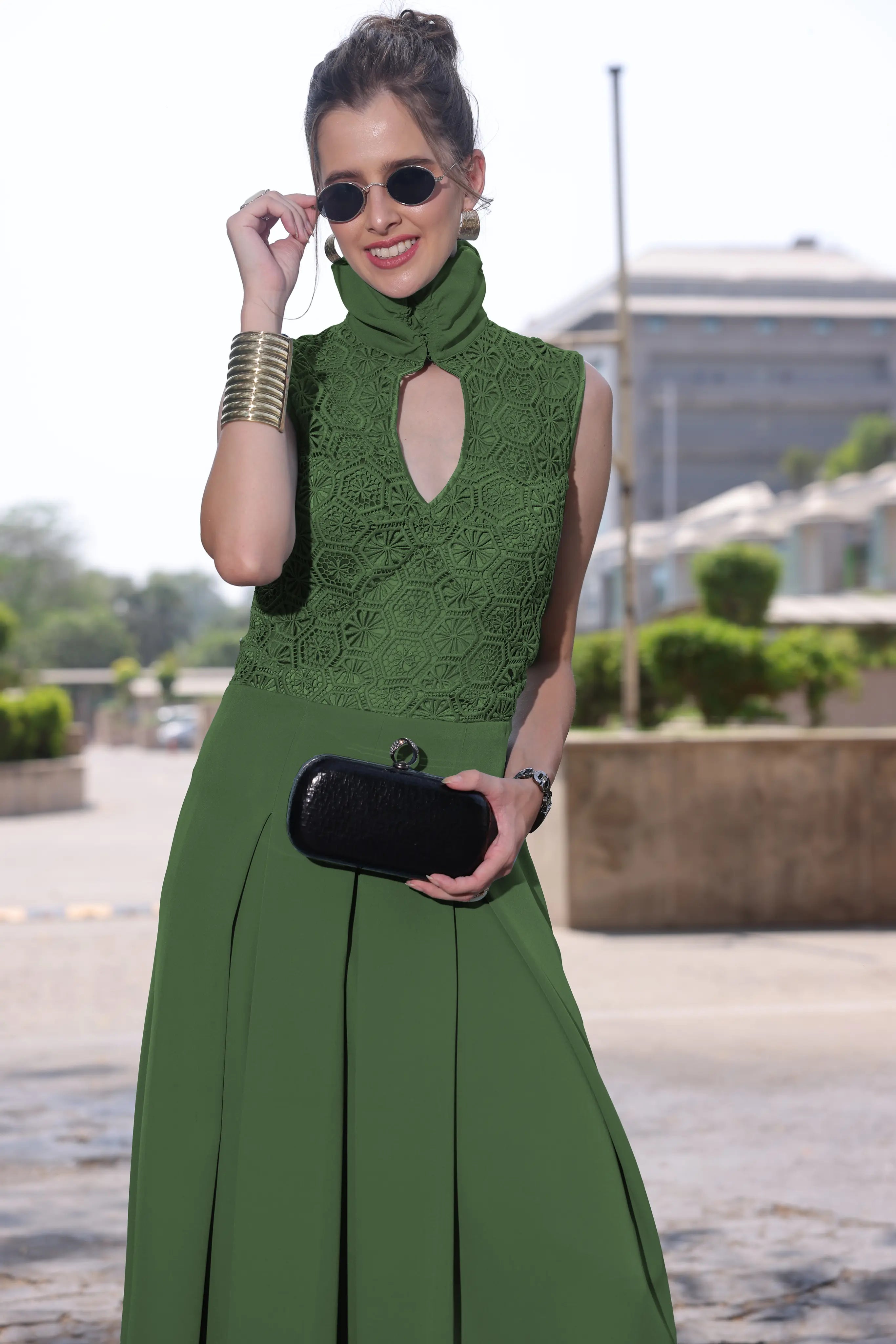 White Long Dress (Gown) ( LN0060 )